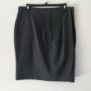 BANANA REPUBLIC FAUX WRAP PLEATED PENCIL SKIRT 10